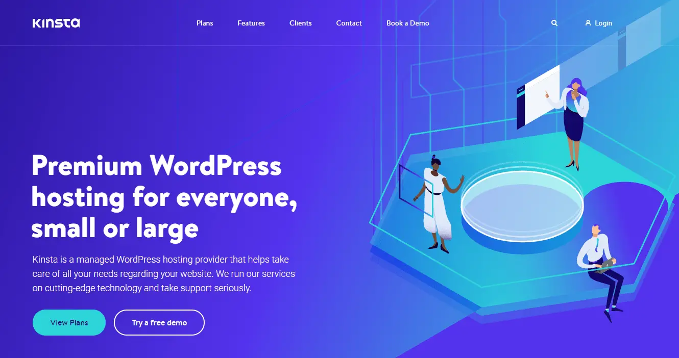 Kinsta - Najbrži premium WordPress hosting