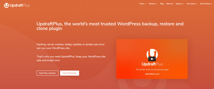 Updraft PLUS dodatak za backup WordPress bloga.